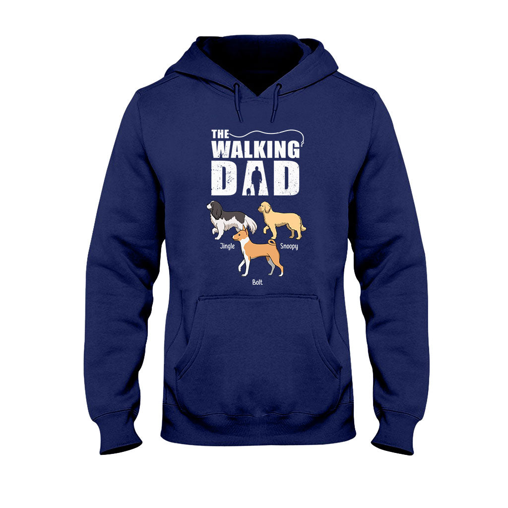 The Walking Dad - Personalized Dog T-shirt And Hoodie