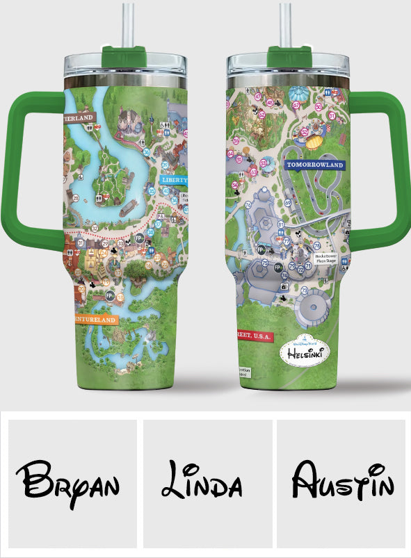 Magic Kingdom - Personalized Mouse Tumbler With Handle