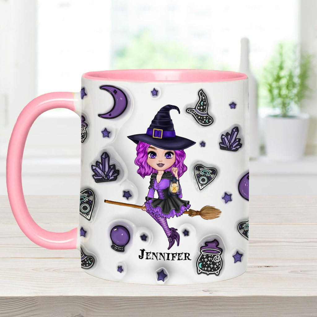 Moon Child - Personalized Witch Accent Mug