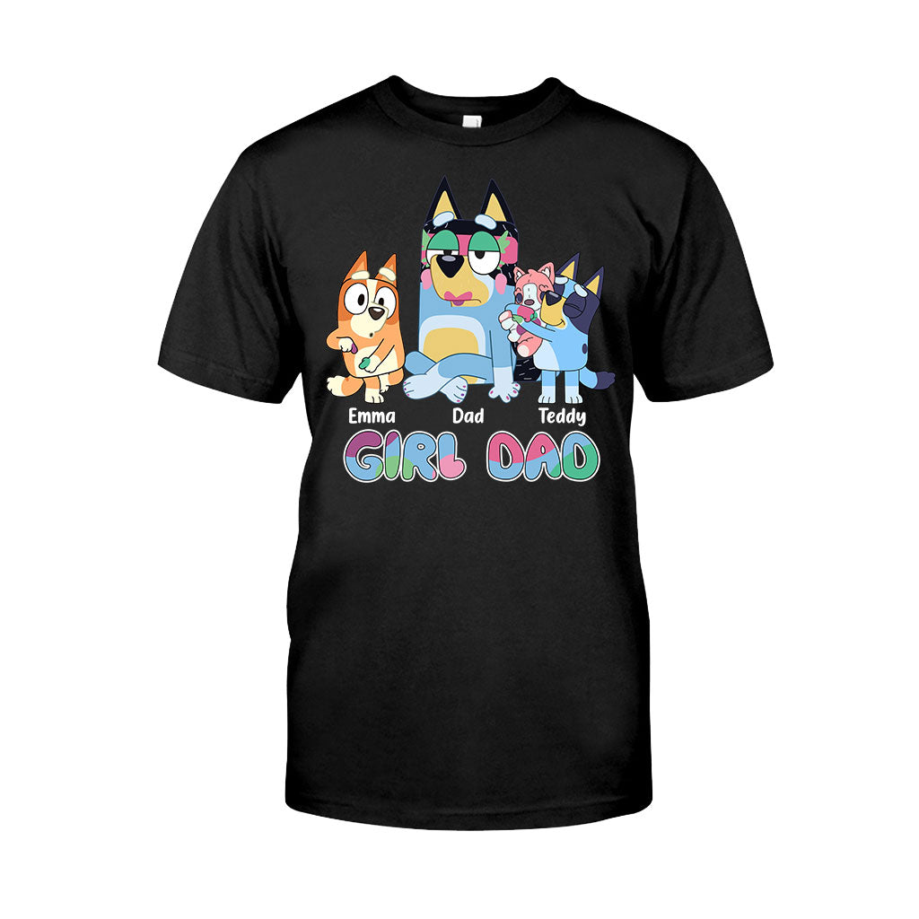 Girl Dad - Personalized Father T-shirt And Hoodie
