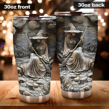 Beautiful Witch - Personalized Witch Tumbler