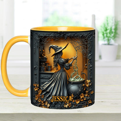Beautiful Witch - Personalized Witch Accent Mug