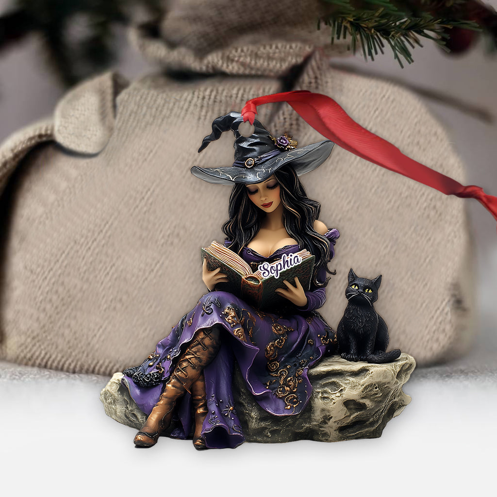 I'm Not A Bookworm I'm A Book Witch - Personalized Witch Ornament