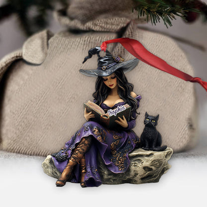 I'm Not A Bookworm I'm A Book Witch - Personalized Witch Ornament