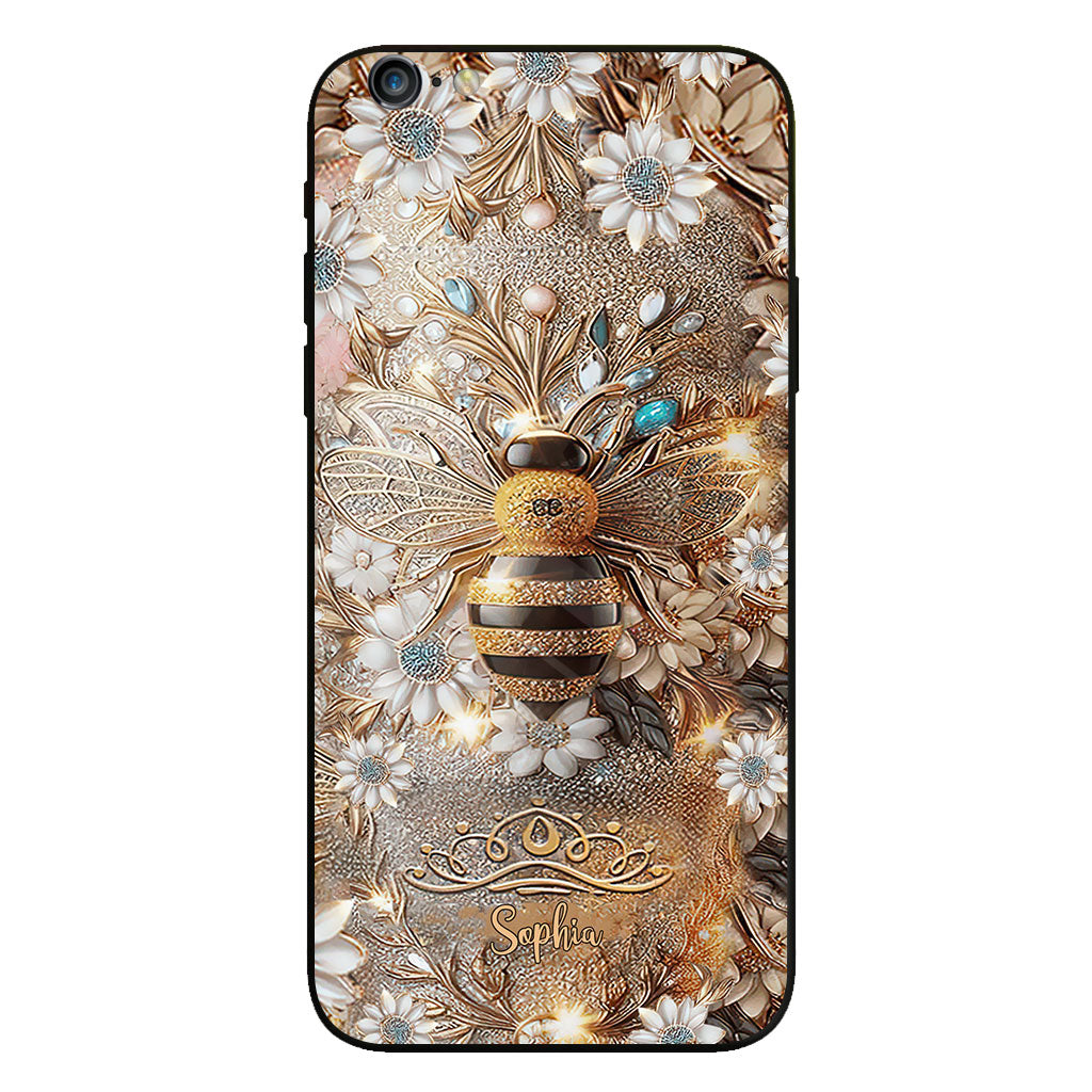 Queen Bee - Personalized Bee Clear Phone Case