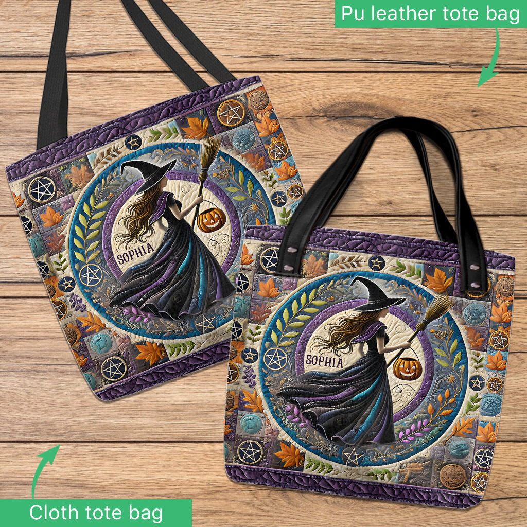 Beautiful Witch - Personalized Witch Tote Bag