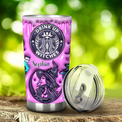 Drink Up Witches - Personalized Witch Tumbler