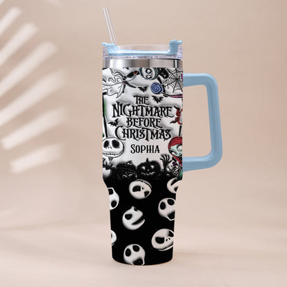 The Nightmare - Personalized Nightmare Tumbler With Handle
