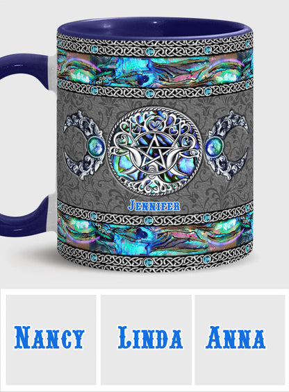 Tripple Moon - Personalized Witch Accent Mug