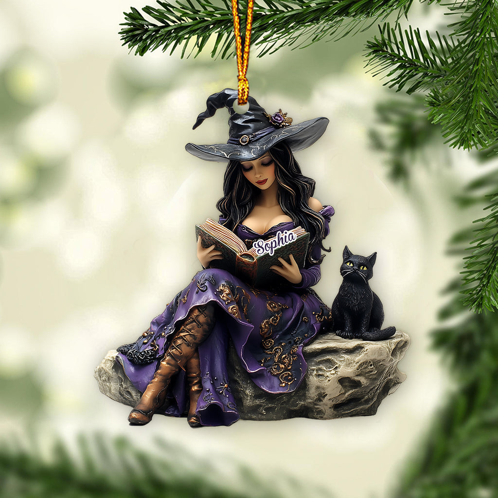 I'm Not A Bookworm I'm A Book Witch - Personalized Witch Ornament