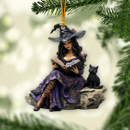 I'm Not A Bookworm I'm A Book Witch - Personalized Witch Ornament