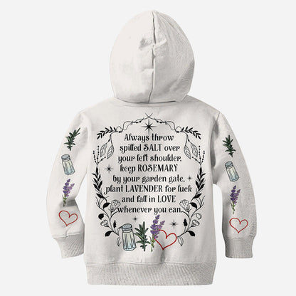 Practical Magic Salt Rosemary Lavender Love - Personalized Witch All Over Shirt
