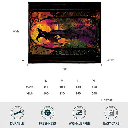 Beautiful Witch - Personalized Witch Blanket