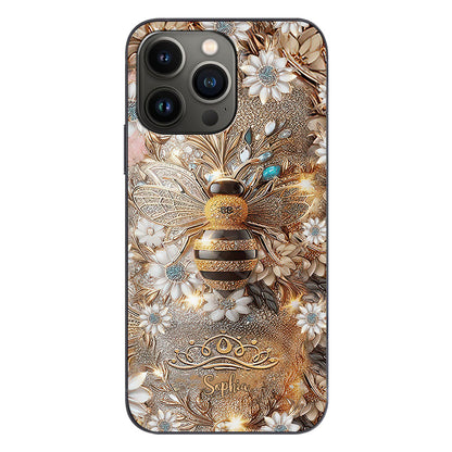Queen Bee - Personalized Bee Clear Phone Case