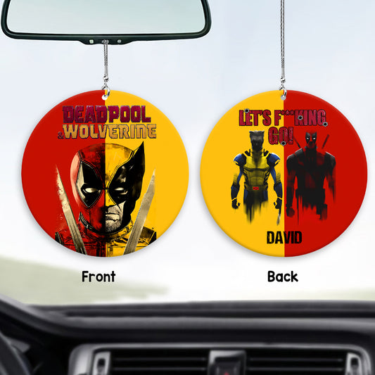 Let's F**king Go - Personalized The Psychopath Car Ornament