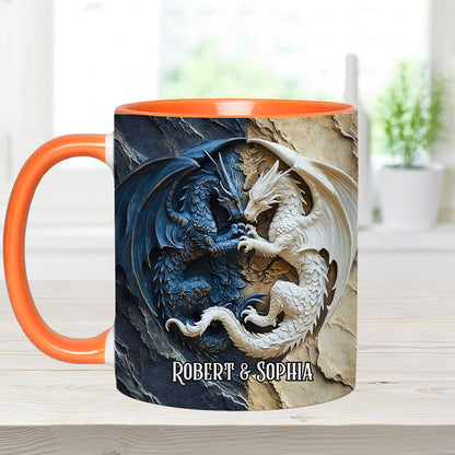 Love Dragons - Personalized Dragon Accent Mug