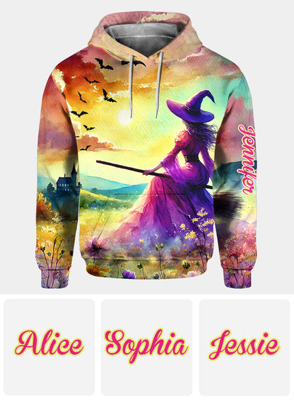 Beautiful Witch - Personalized Witch All Over Shirt
