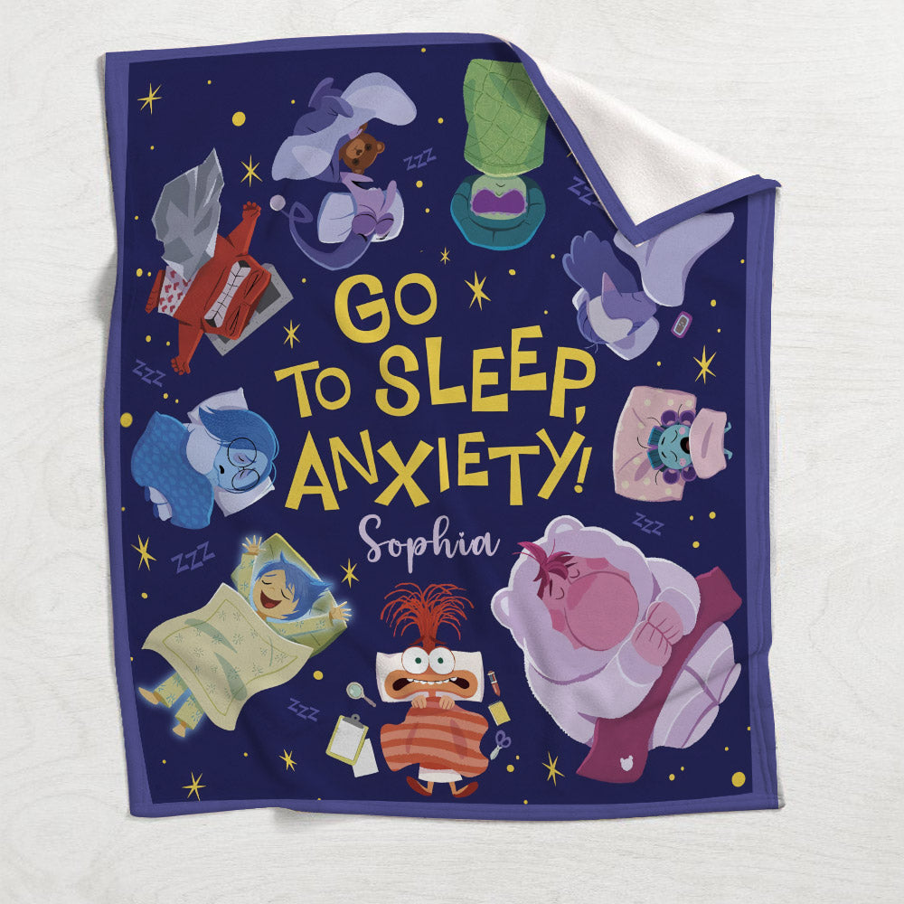 Go To Sleep - Personalized Blanket
