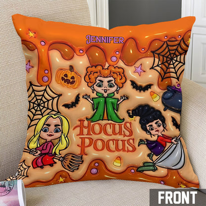 Sisters - Personalized Three Witches Throw Pillow