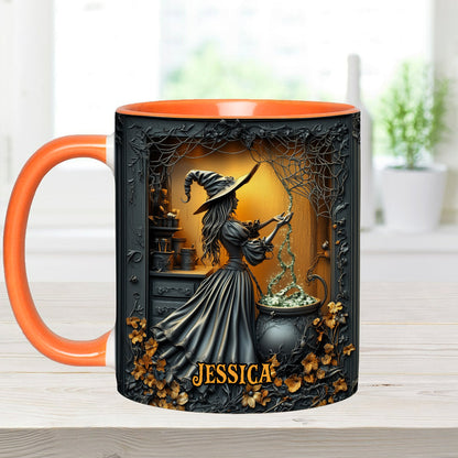 Beautiful Witch - Personalized Witch Accent Mug