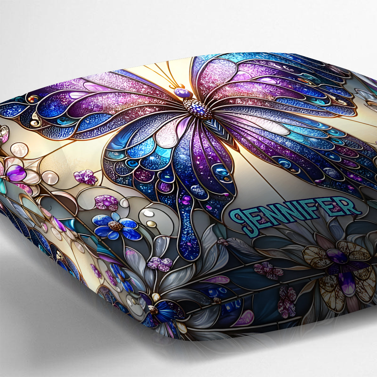 Love Butterflies - Personalized Butterfly Throw Pillow