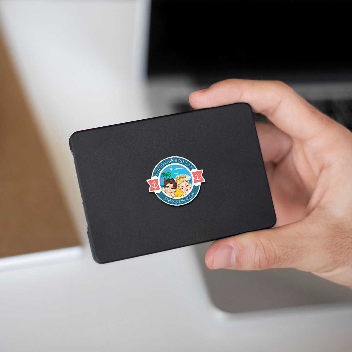 Husband And Wife Cruising Partners For Life - Personalized Cruising Magnet