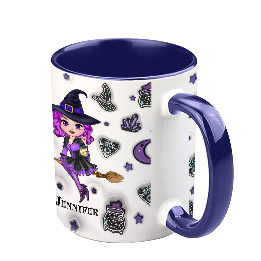 Moon Child - Personalized Witch Accent Mug