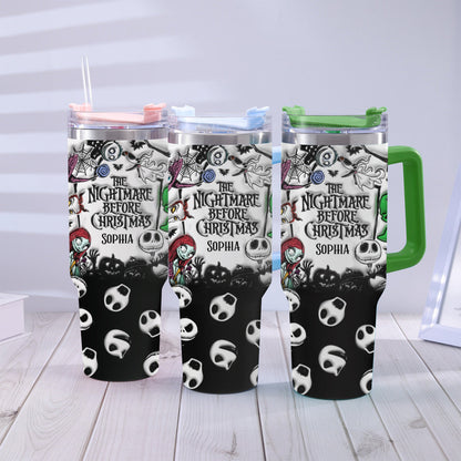 The Nightmare - Personalized Nightmare Tumbler With Handle