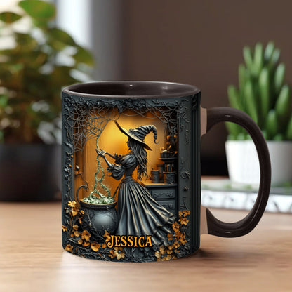 Beautiful Witch - Personalized Witch Accent Mug