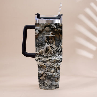 Beautiful Witch - Personalized Witch Tumbler With Handle