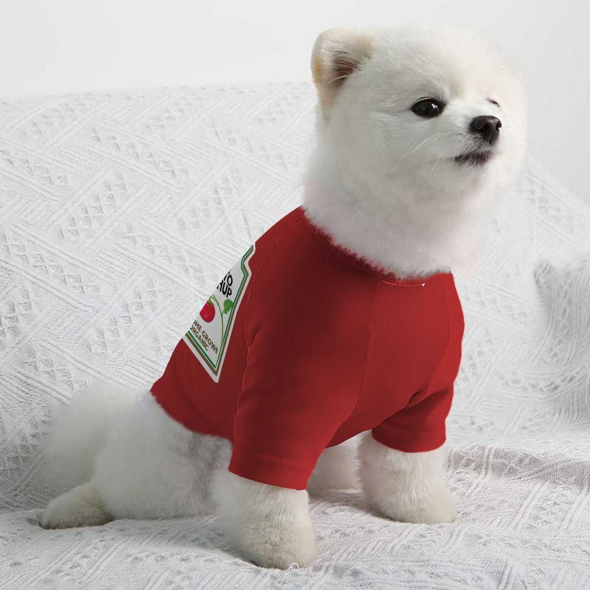 Sassy Ketchup Spicy Mustard Condiment Costume - Personalized Dog Pet Shirt