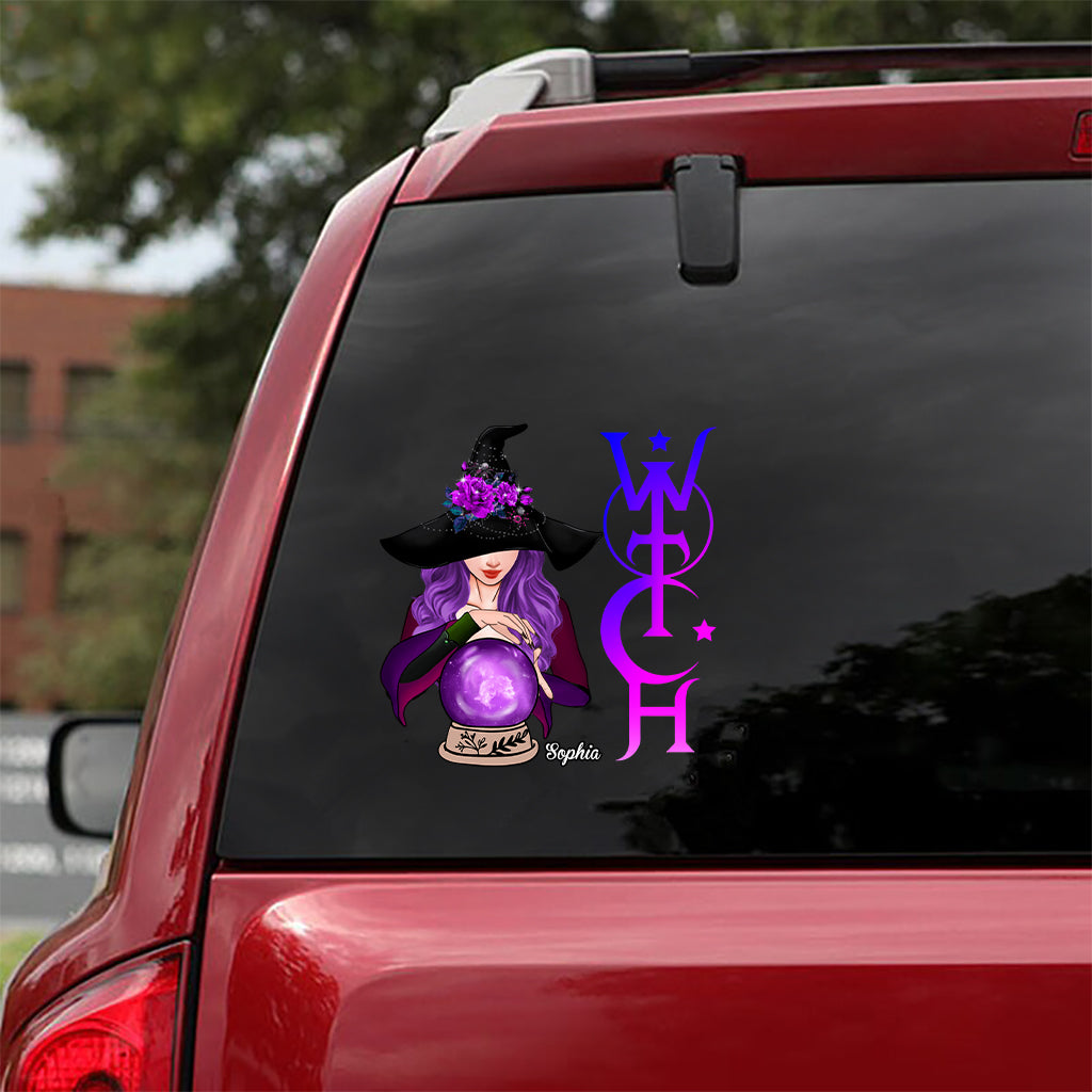 The Witch Is In - Personalized Witch Decal Die Cut