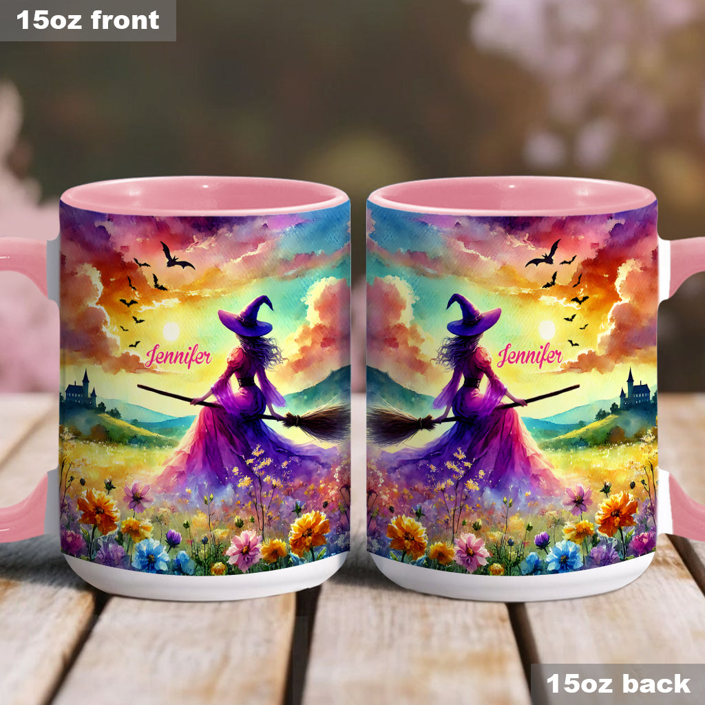 Beautiful Witch - Personalized Witch Accent Mug