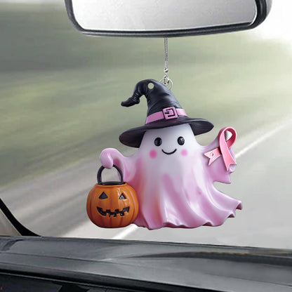 Breast Cancer Awareness - Personalized Breast Cancer Awareness Car Ornament