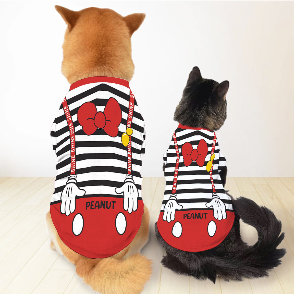 Mouse Ears Halloween Costume For Pet - Personalized Dog Pet Shirt
