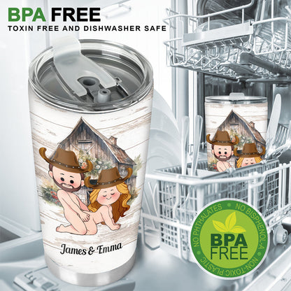 Save A Horse Ride A Cowgirl - Personalized Horse Tumbler