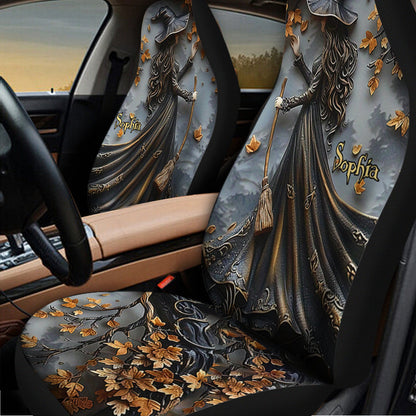 Beautiful Witch - Personalized Witch Seat Covers