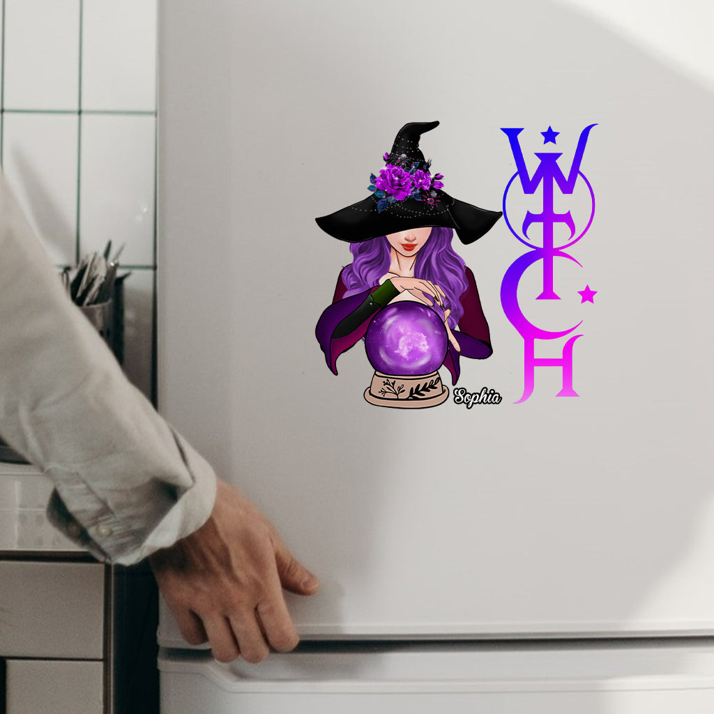 The Witch Is In - Personalized Witch Decal Die Cut