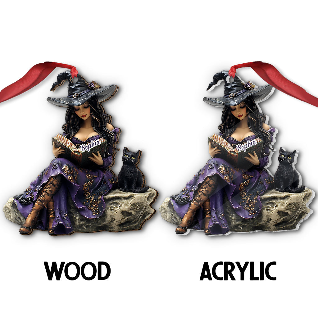 I'm Not A Bookworm I'm A Book Witch - Personalized Witch Ornament