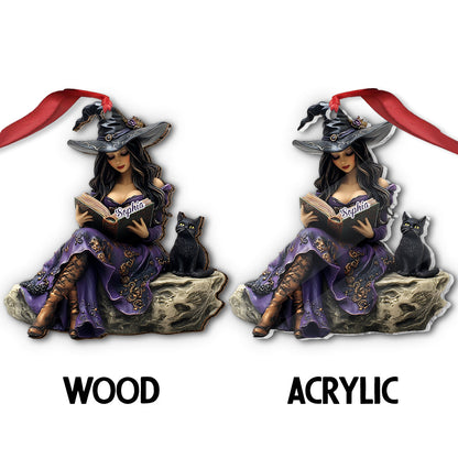 I'm Not A Bookworm I'm A Book Witch - Personalized Witch Ornament