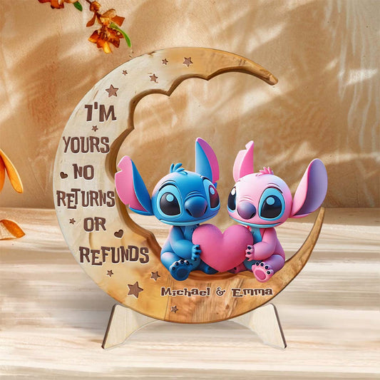 I'm Yours - Personalized Ohana 2 Layered Wood Sign / Wood Plaque
