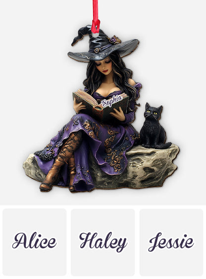 I'm Not A Bookworm I'm A Book Witch - Personalized Witch Ornament