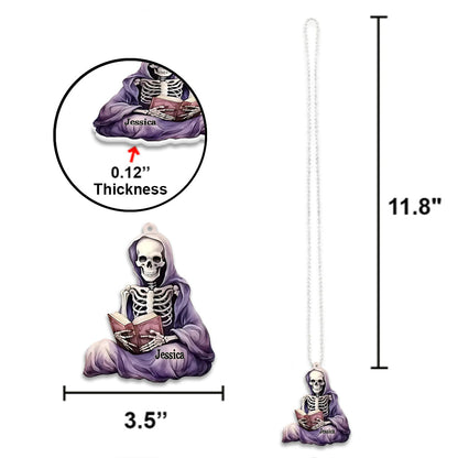 Halloween King Is Coming - Personalized Skull Car Ornament