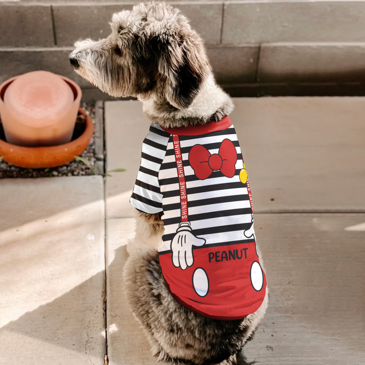 Mouse Ears Halloween Costume For Pet - Personalized Dog Pet Shirt