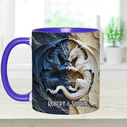 Love Dragons - Personalized Dragon Accent Mug