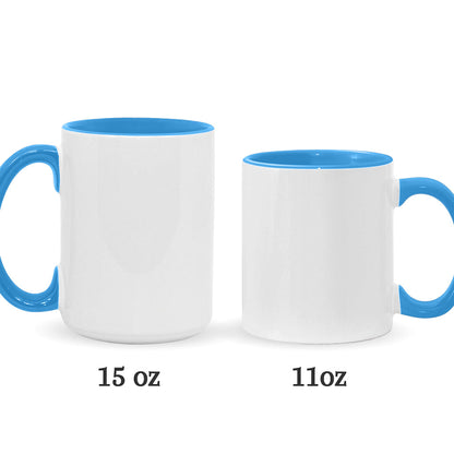 Beach Scene Turle Couple - Personalized Turtle Accent Mug