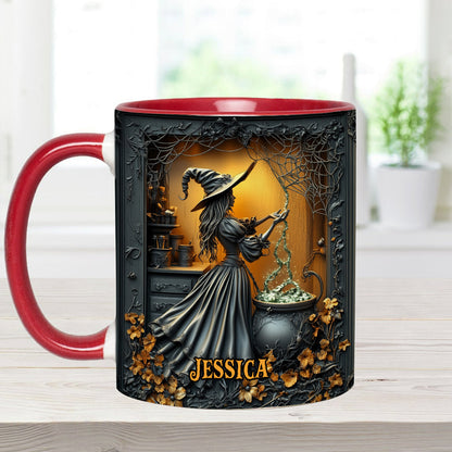 Beautiful Witch - Personalized Witch Accent Mug