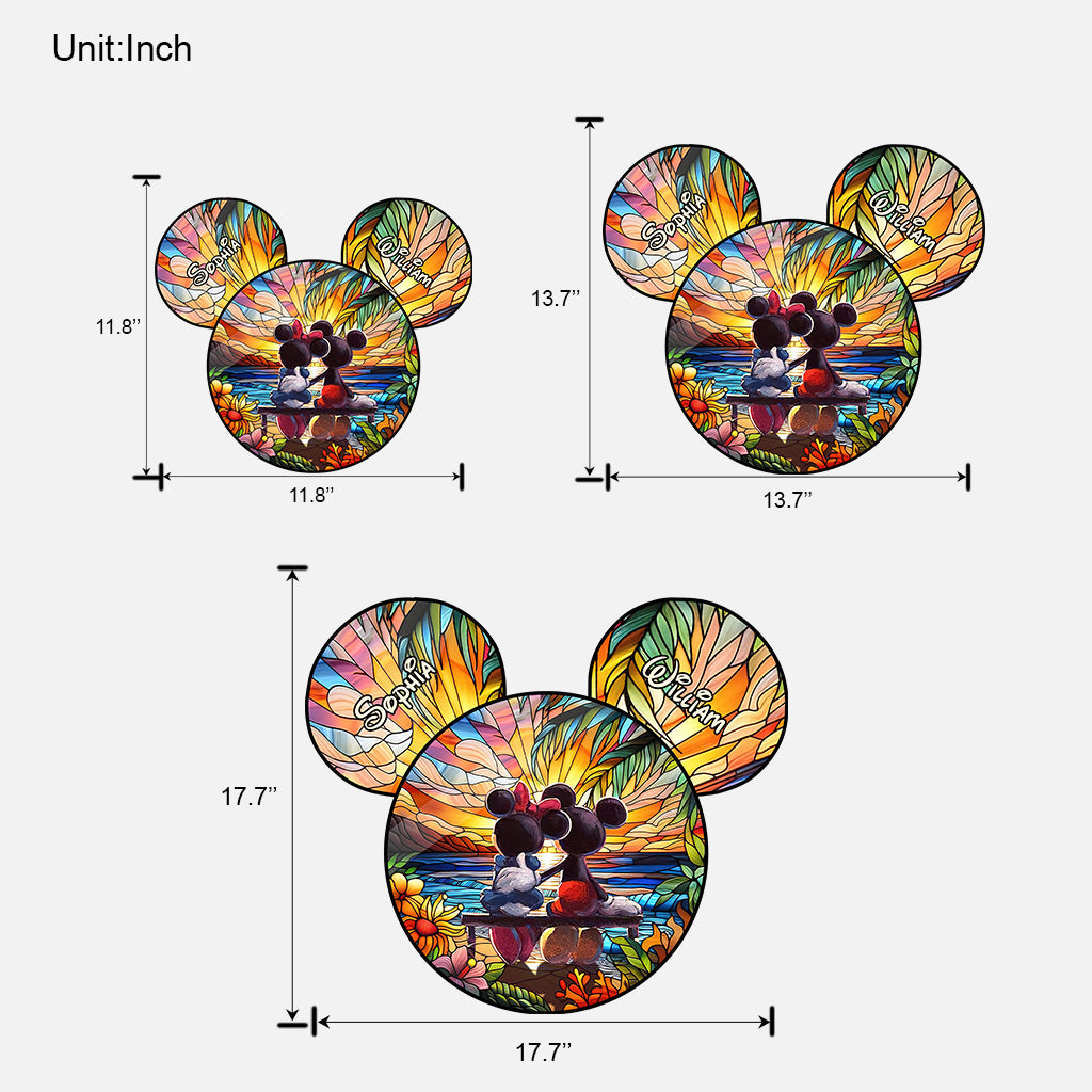 You And Me We Got This - Personalized Mouse Custom Shaped Wood Sign