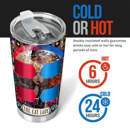 The Cat Lady - Personalized Witch Tumbler