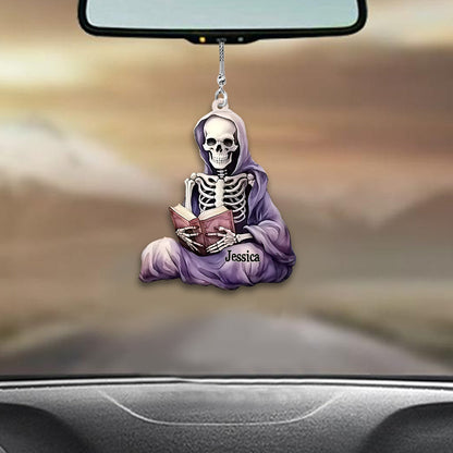 Halloween King Is Coming - Personalized Skull Car Ornament